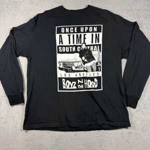 Boyz N The Hood Graphic Tee Mens 2XL Black Long Sleeve South Central Los Angeles